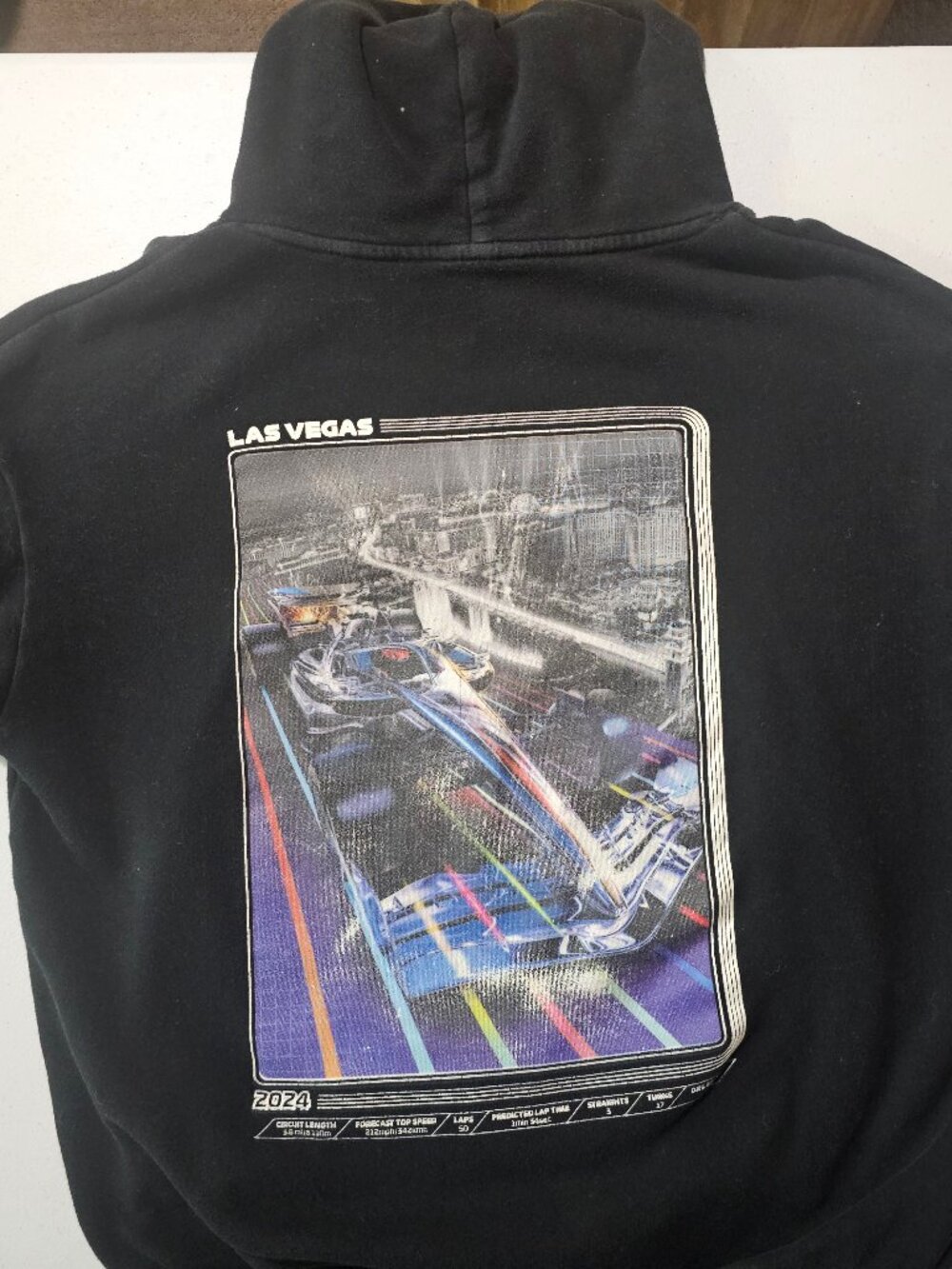 *BLEMISHES - READ* Formula 1 Las Vegas Grand Prix 2024 Mens Hoodie | Size: M
